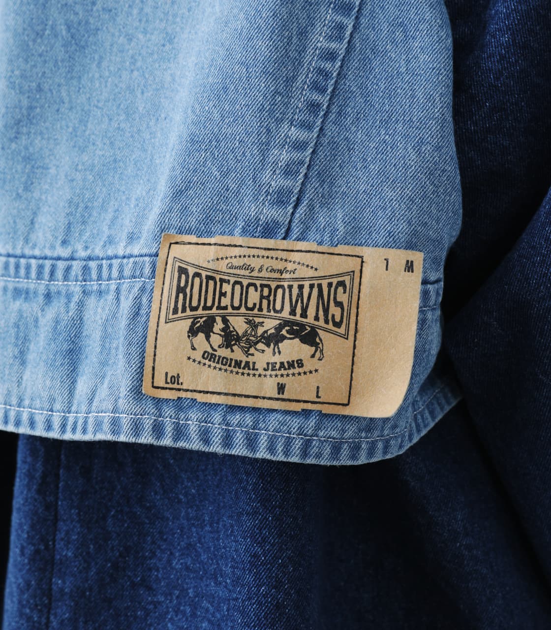 RODEO CROWNS WIDE BOWL | (WEB限定)デニム リメイクトレンチコート 
