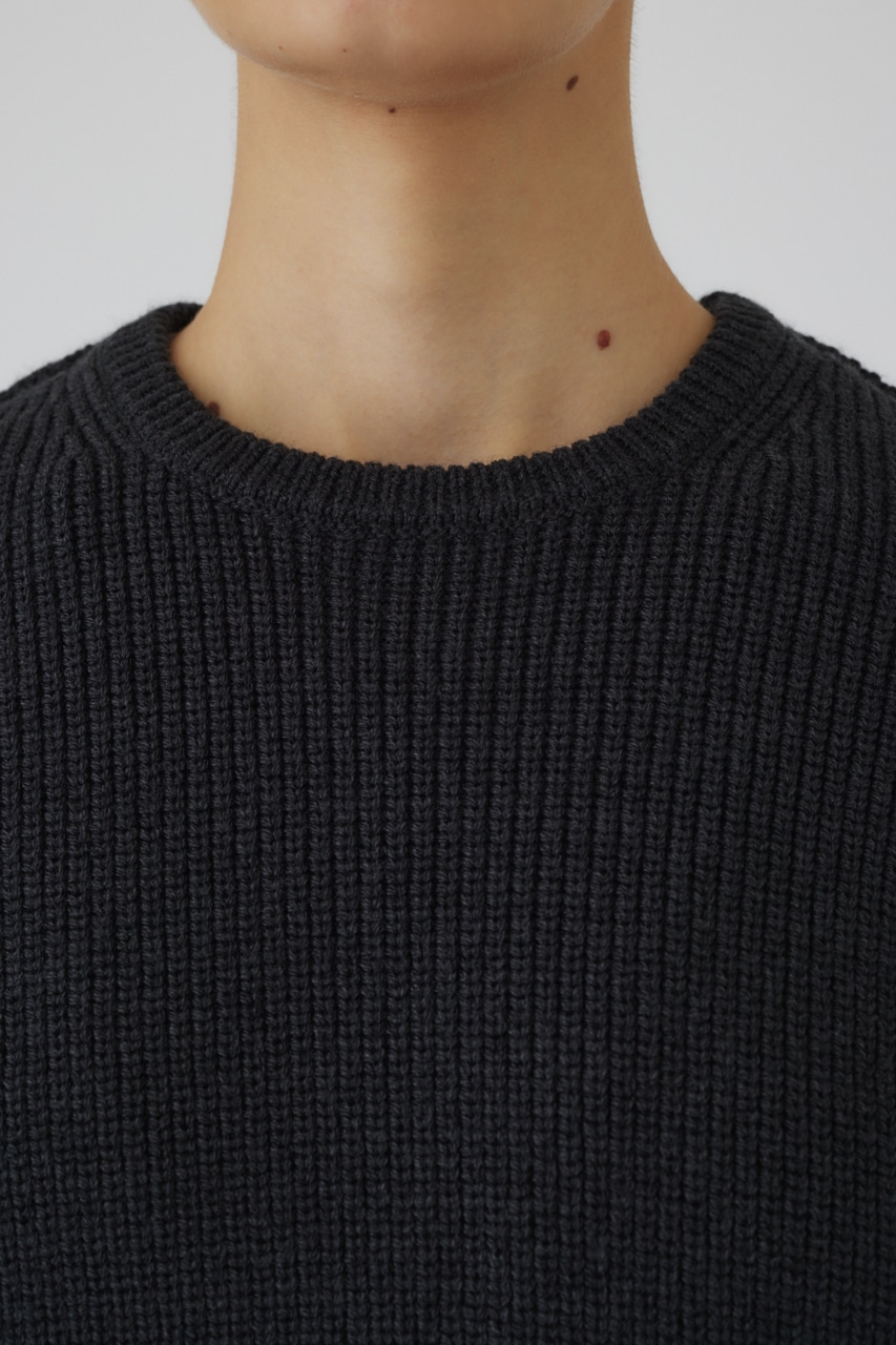 【LIMITED SALE】4type oversized knit tops C.GRY FREE