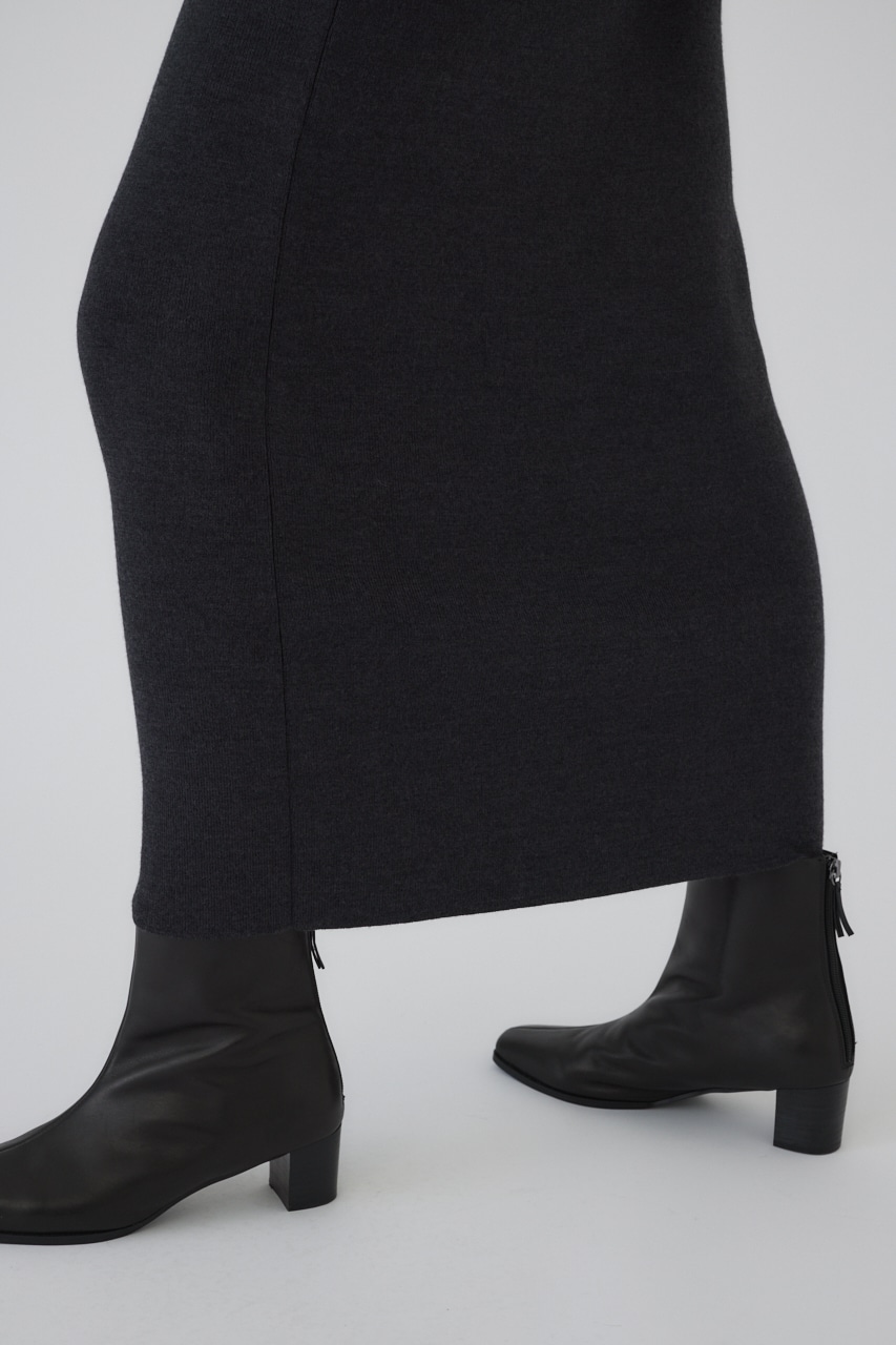 4type basic knit SK C.GRY 36