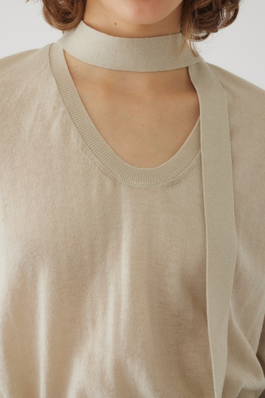 【LIMITED SALE】Classic tie knit L/BEG FREE