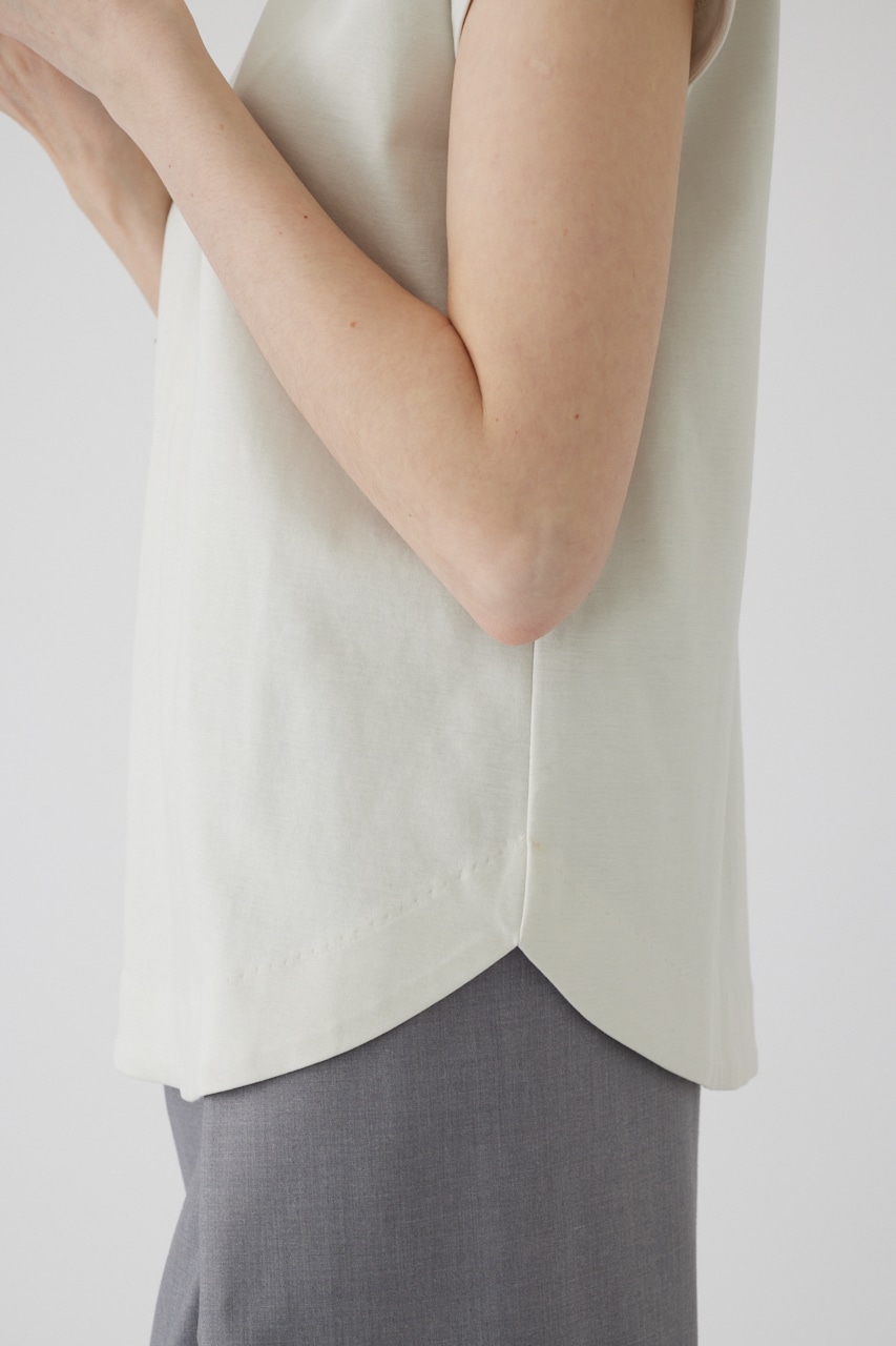 Mannish nosleeve cut tops L/BEG FREE