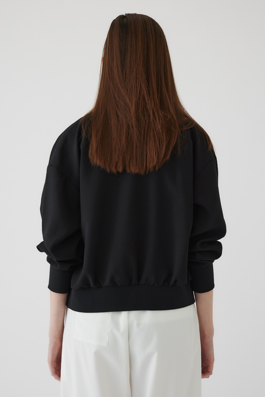 Similar color light blouson BLK FREE