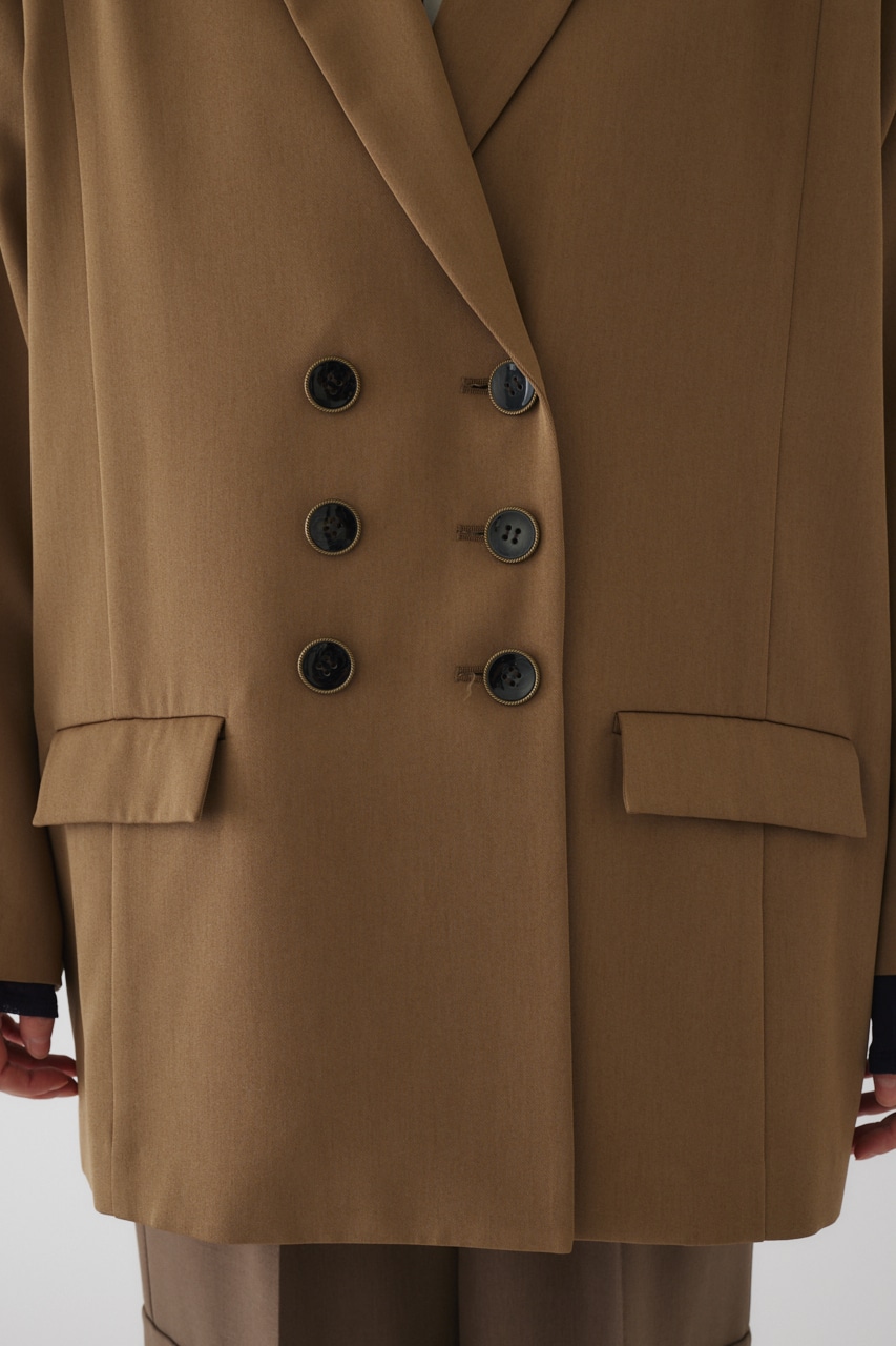 Big w-breasted JK L/BRN FREE