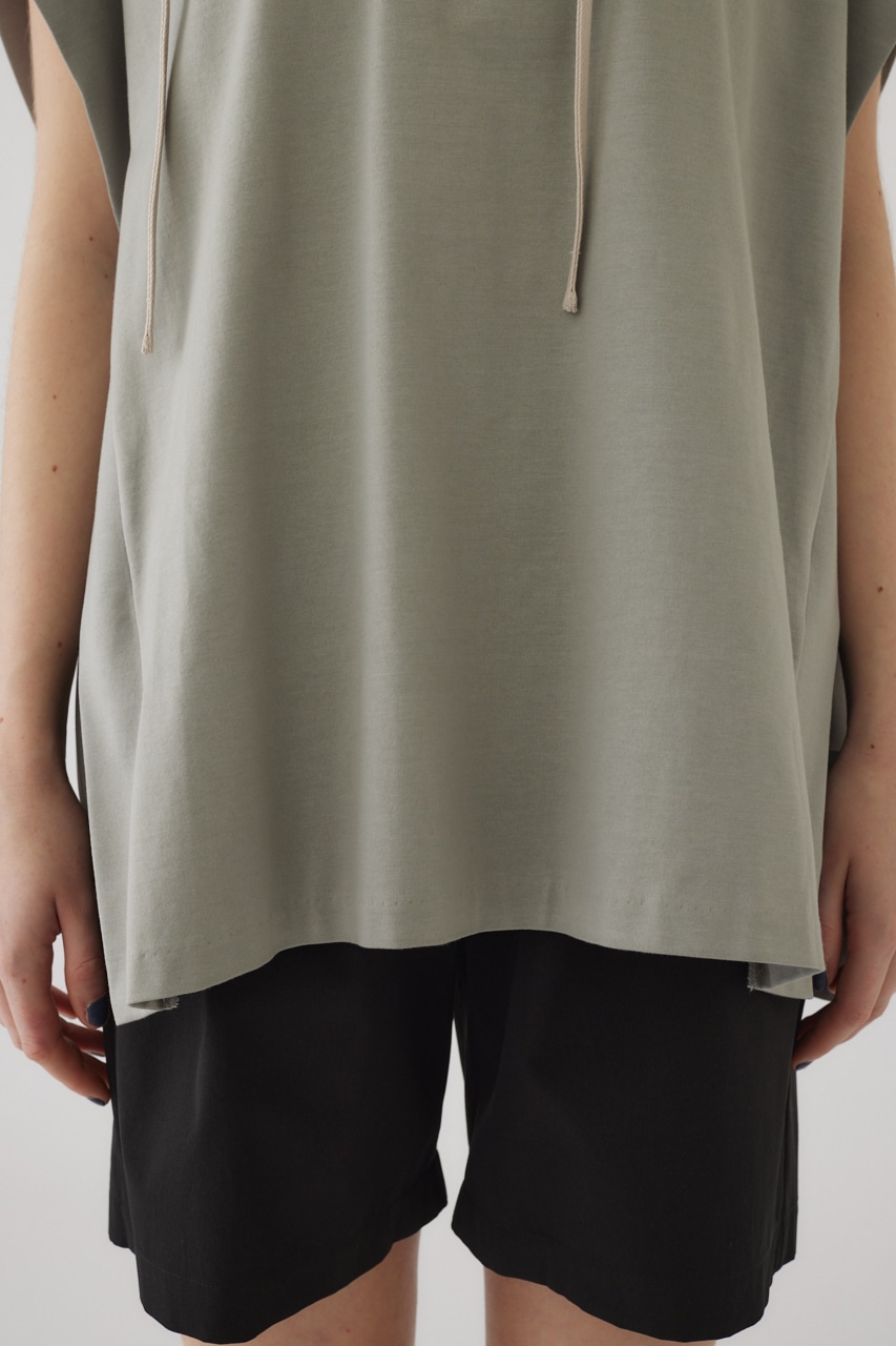 2way style big cut tops L/GRY FREE