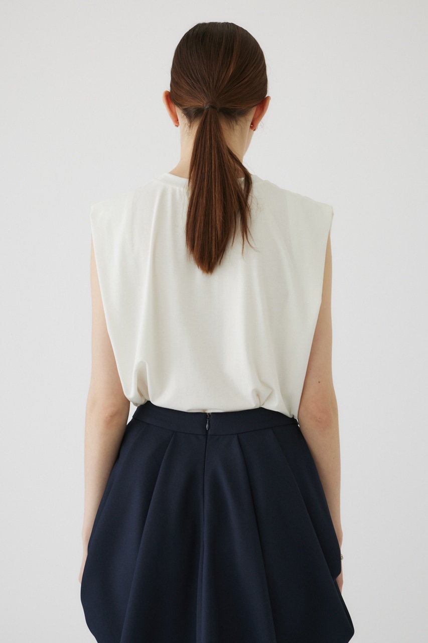 Smooth texture square tops WHT FREE