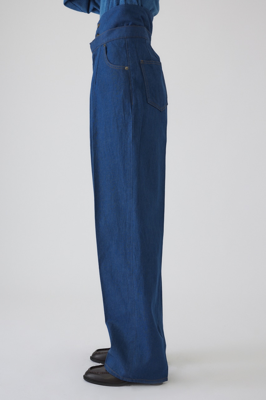 【LIMITED SALE】Corset denim PT BLU 38