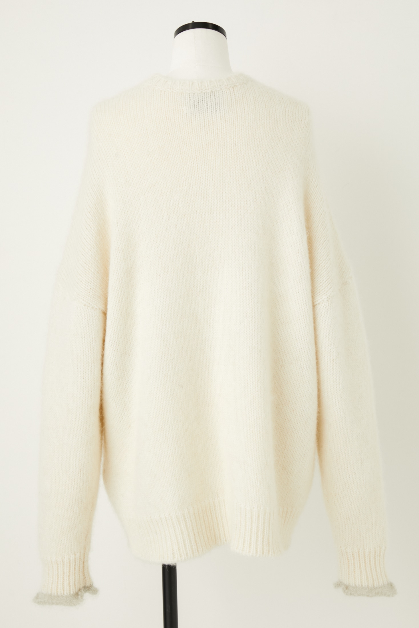 knit｜M｜WHT｜knit wear｜någonstans official online store | ナゴ 