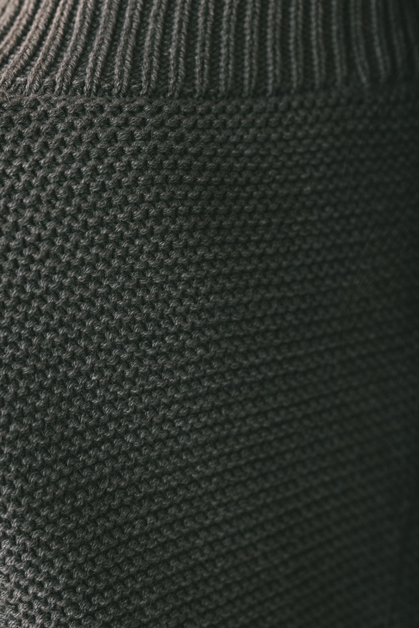 チョーカーネックVニット GRY FREE