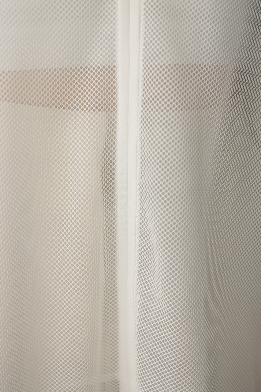 パイピングメッシュトップ WHT FREE