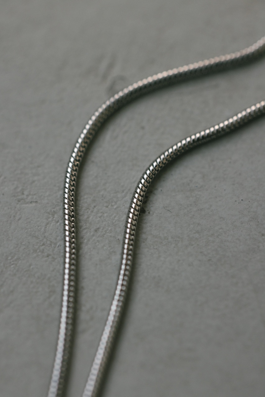 スネイクチェーンスライドネックレス SLV FREE