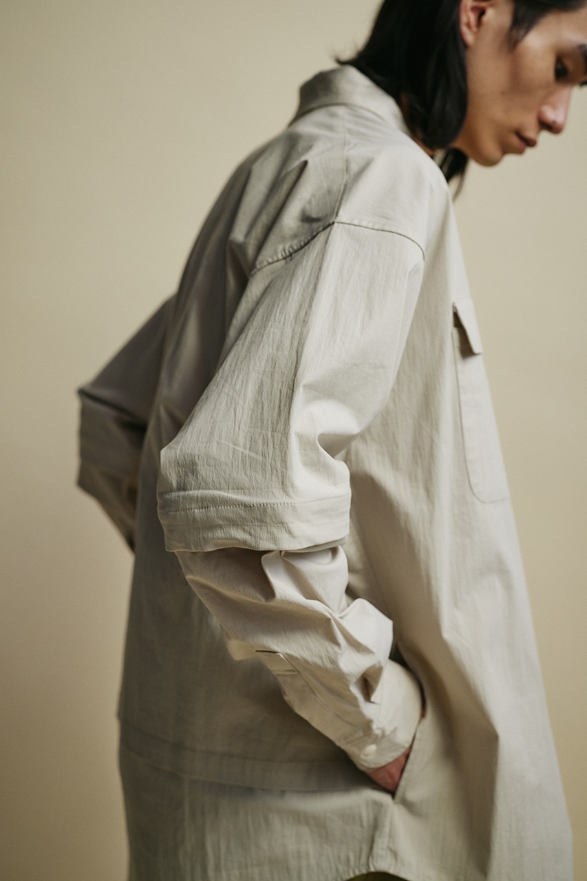 ACTIVE撥水デタッチャブルシャツ IVOY M