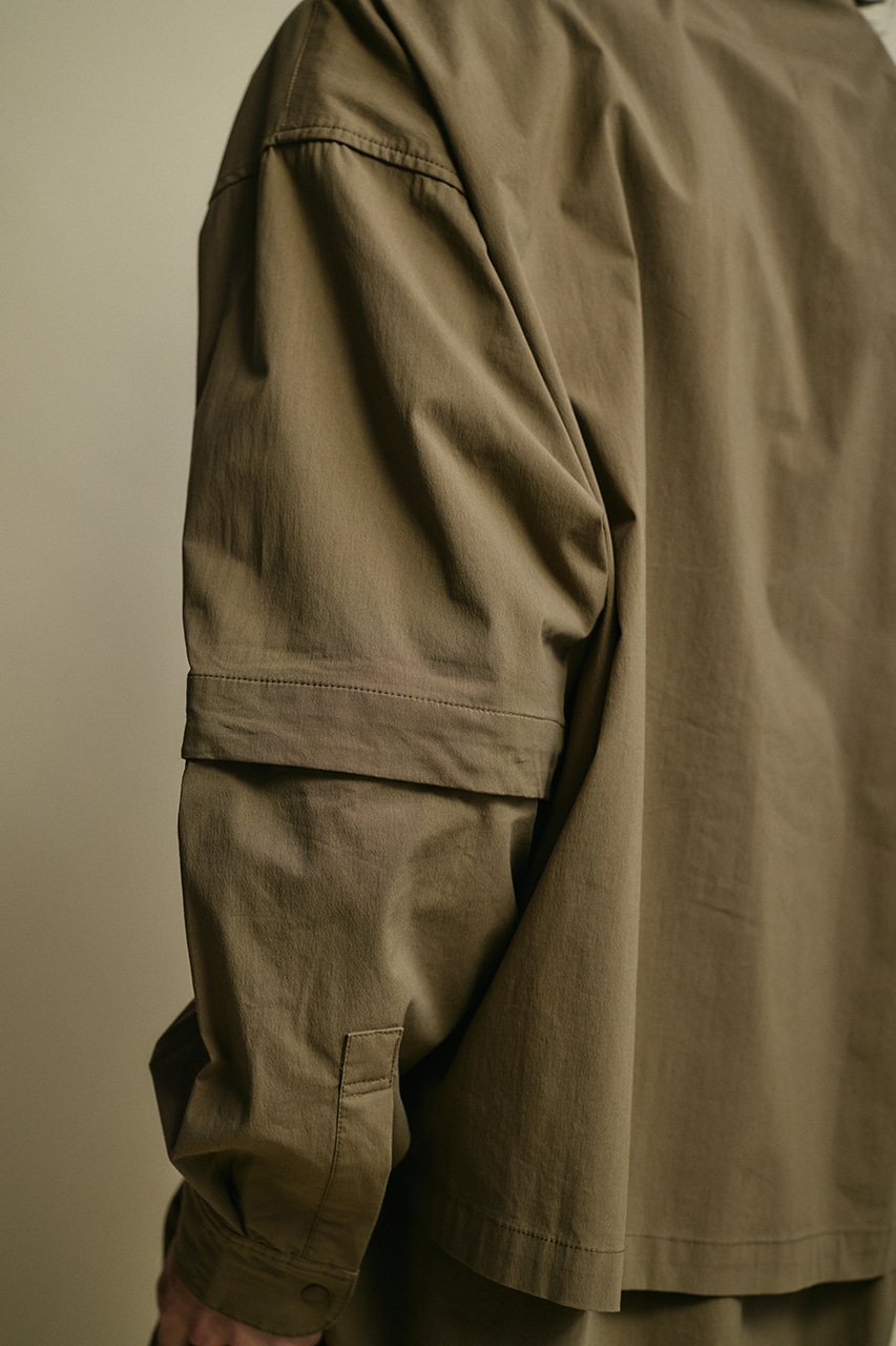 ACTIVE撥水デタッチャブルシャツ KHA M