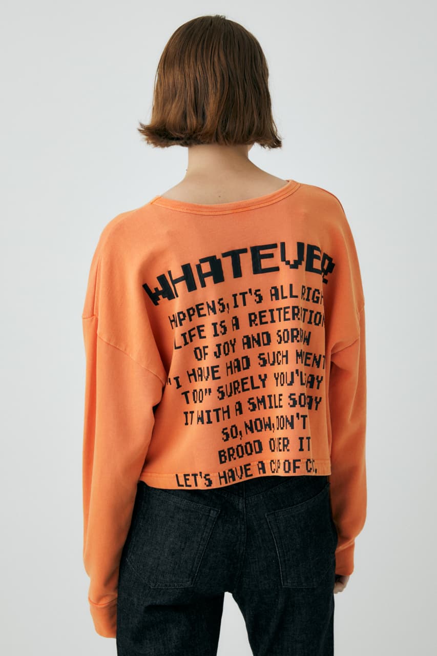 Whatever Print Ls Tシャツ Free Org Tシャツ カットソー 長袖 バロックジャパンリミテッド 公式通販サイト Shel Tter Web Store シェルターウェブストア