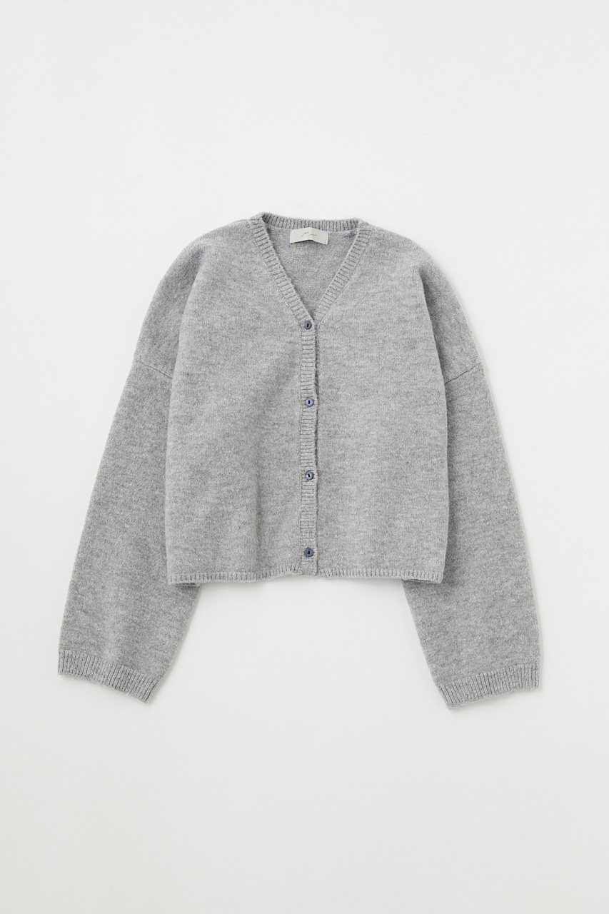 CROP KNIT BUTTON UP カーディガン