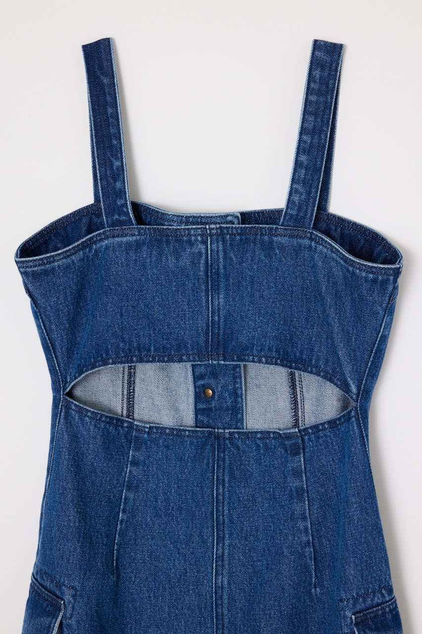 MOUSSY | DENIM CARGO MINI ドレス (ワンピース(ロング） ) |SHEL'TTER