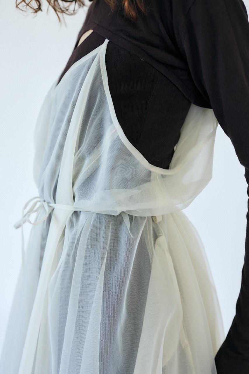 M_ | チュール A LINE ドレス (ワンピース(ロング） ) |SHEL'TTER WEBSTORE