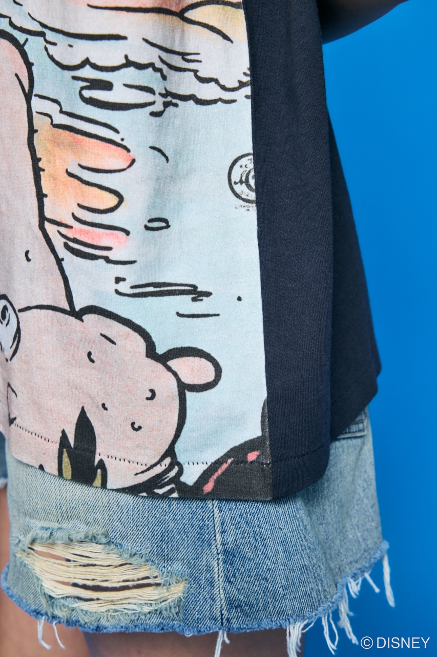 MD RETRO BIG Tシャツ / MICKEY BLK FREE