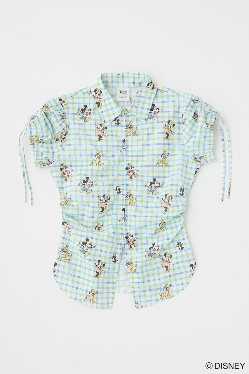 Disney SERIES CREATED by MUS | MD ZIP UP GATHER ブラウス