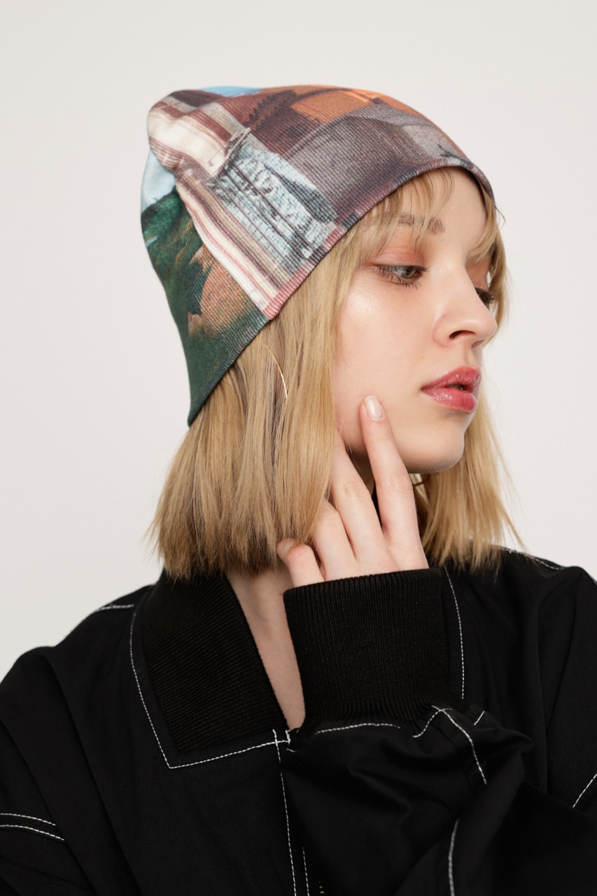 SLY | LANDSCAPE PHOTO BEANIE (帽子 ) |SHEL