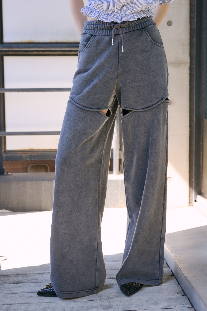 【LIMITED ITEM】HOLE OPEN SW パンツ BLK FREE