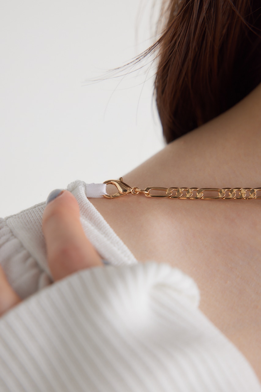 2WAYチェーンマーメイドKnit OP BLK FREE