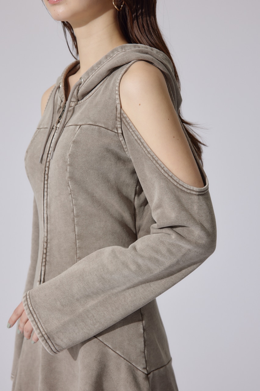 フードマーメイドワンピース BRN FREE