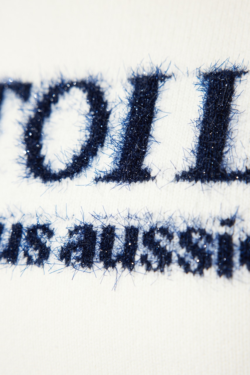 ETOILEジャガードニットトップス WHT FREE