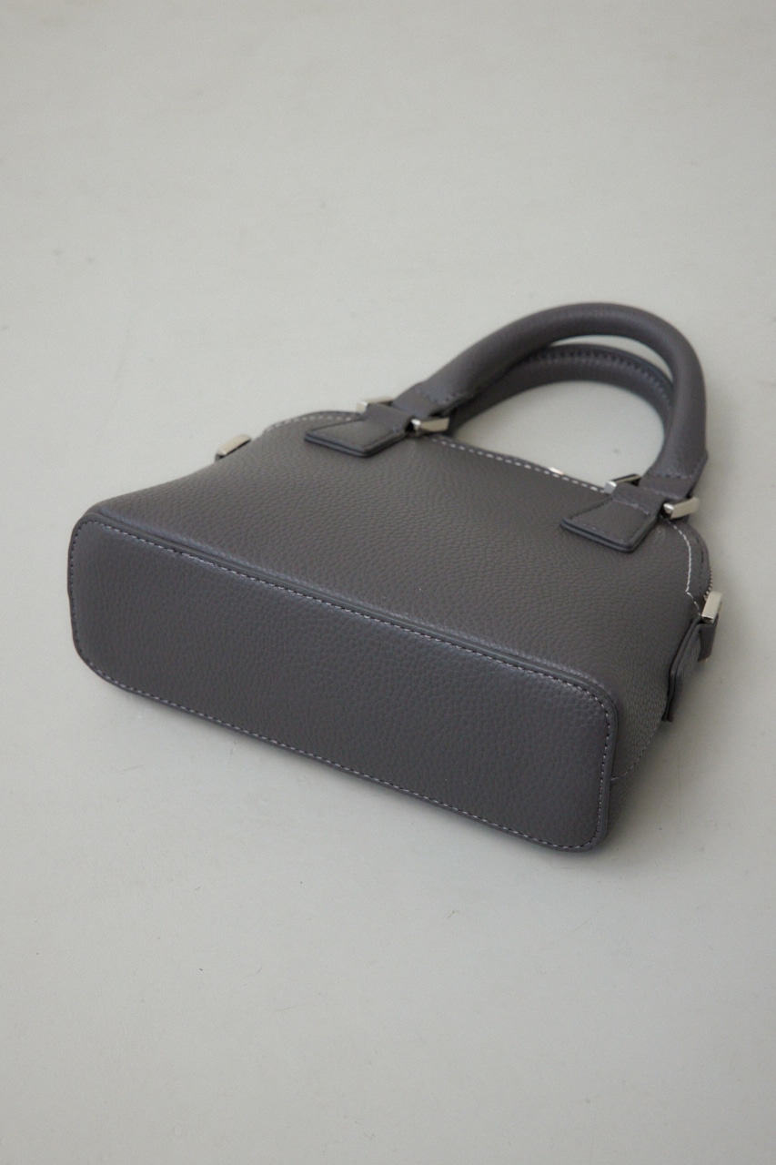 ダブルジッパーミニバッグ GRY FREE