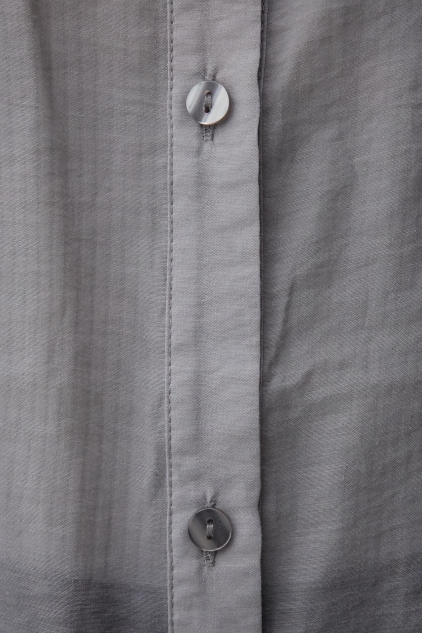 バックスリットシアーオーバーシャツ GRY FREE