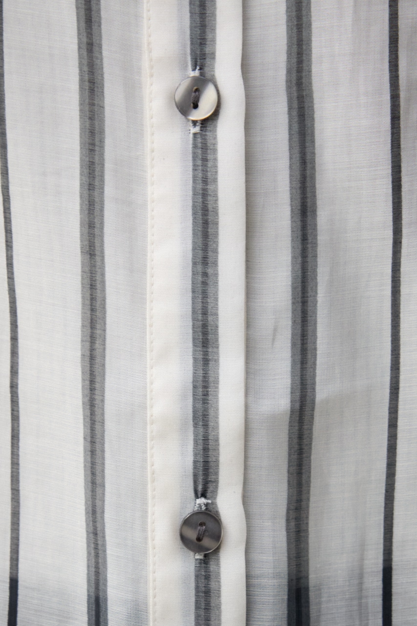 バックスリットシアーオーバーシャツ 柄WHT FREE