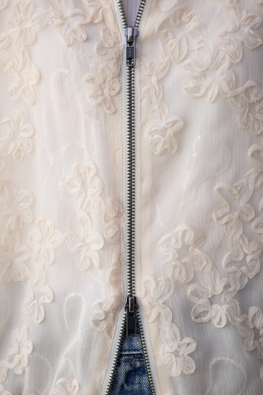 クラフトシアーレースブルゾン IVOY FREE