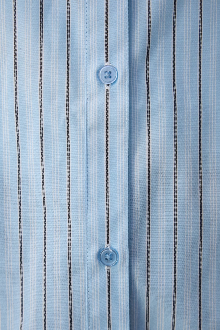 3WAYデザインシャツ 柄BLU FREE