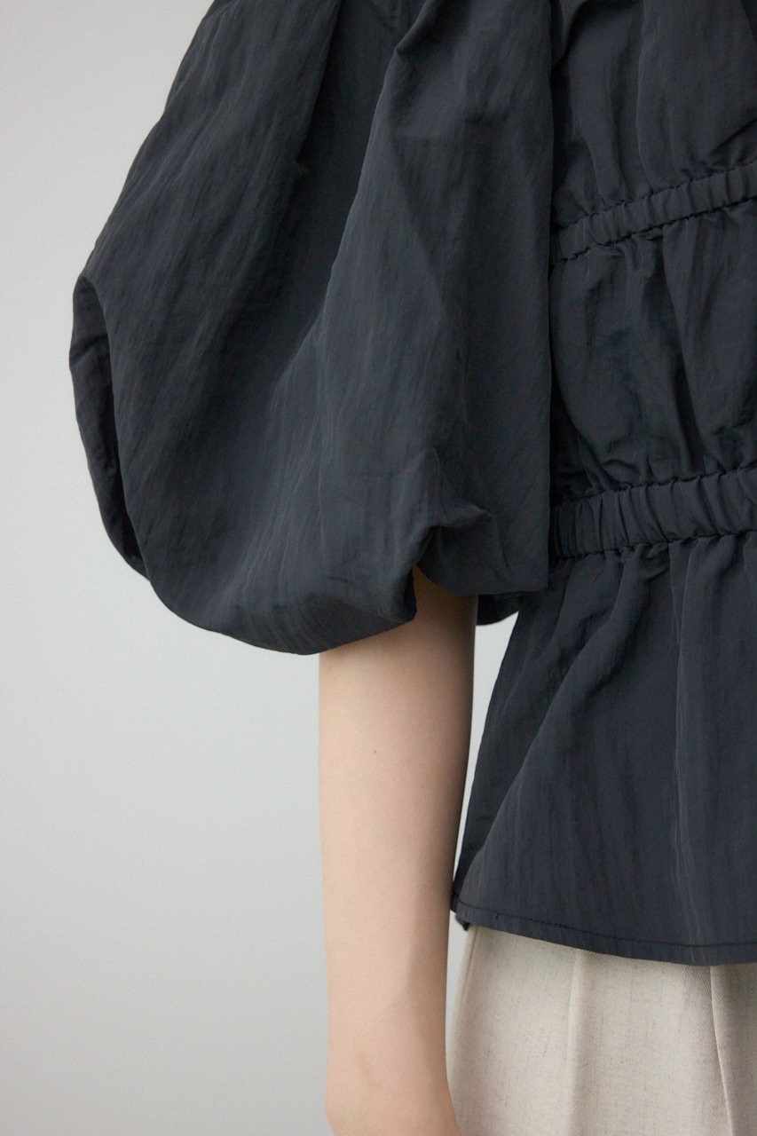 パフショルダー2WAYブラウス BLK FREE