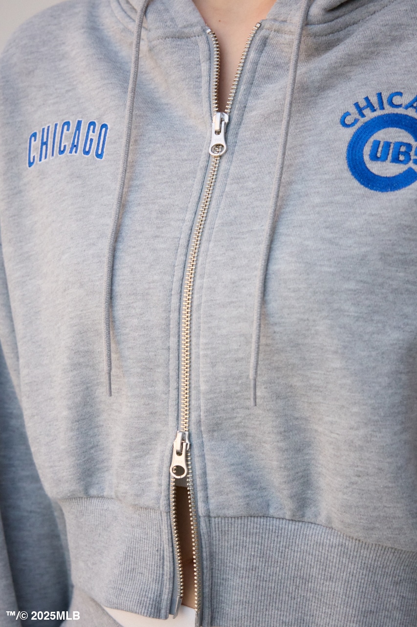 【MLB】ジップフーディー GRY FREE