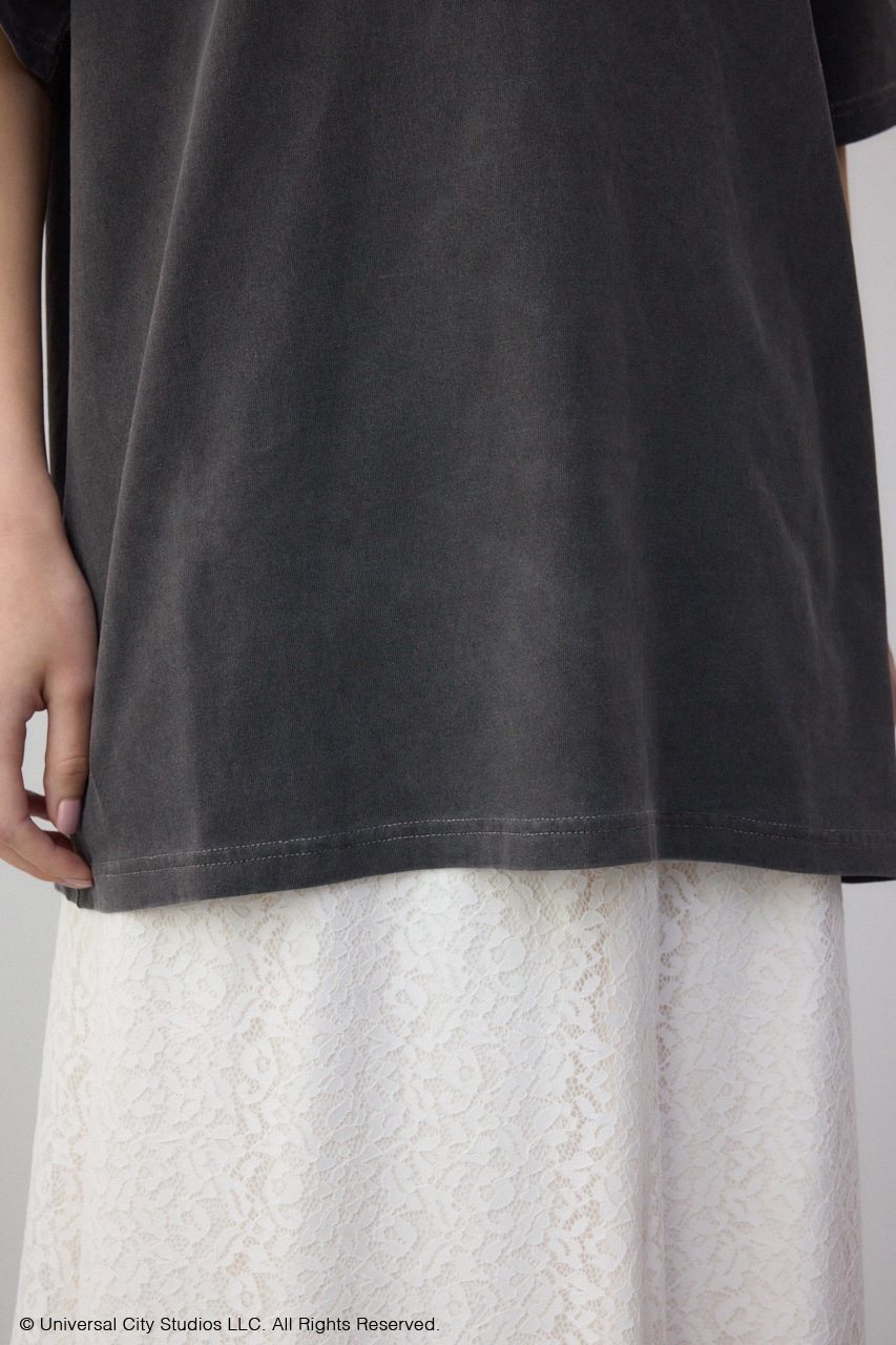 【WICKED×AZUL】ピグメントバックロゴT BLK M