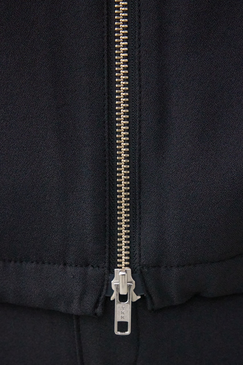 ジョーゼットフーディーブルゾン BLK FREE