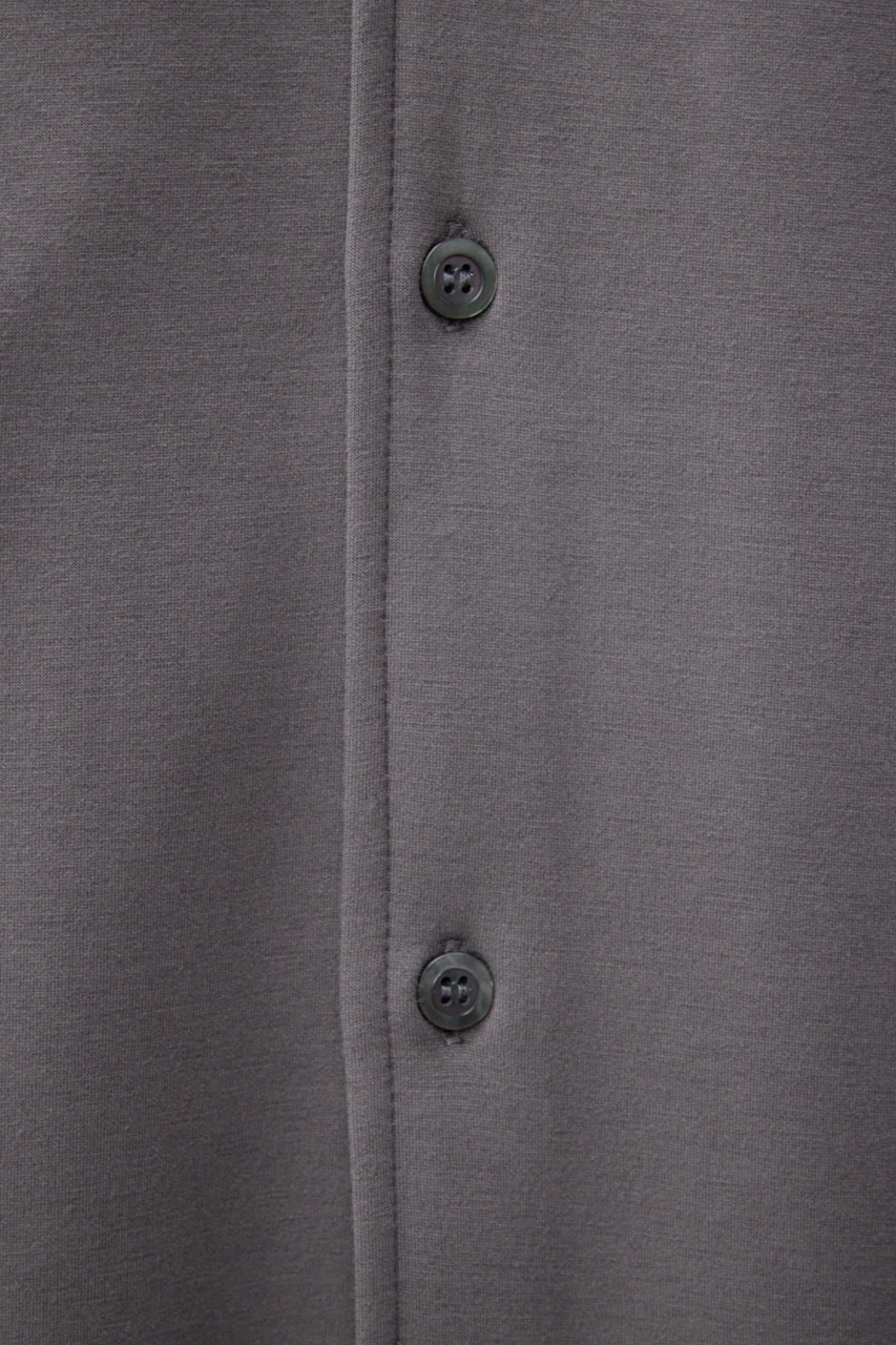 フェイクレザースウィッチングシャツ 柄GRY FREE