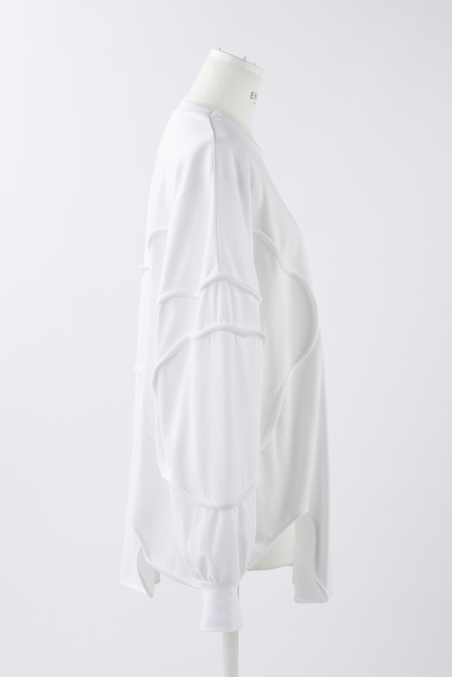 PIPING-FLOWER PULLOVER｜38｜WHT｜CUT AND SEWN｜|ENFÖLD OFFICIAL 
