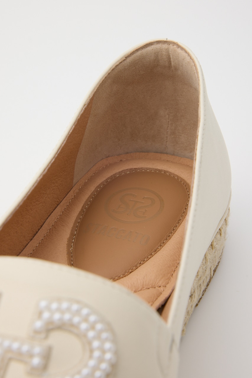 STACCATO スタッカート　メイジーパールプラットフォーム 24cm スタッカート メイジーパールプラットフォーム 厚底 黒 24.0