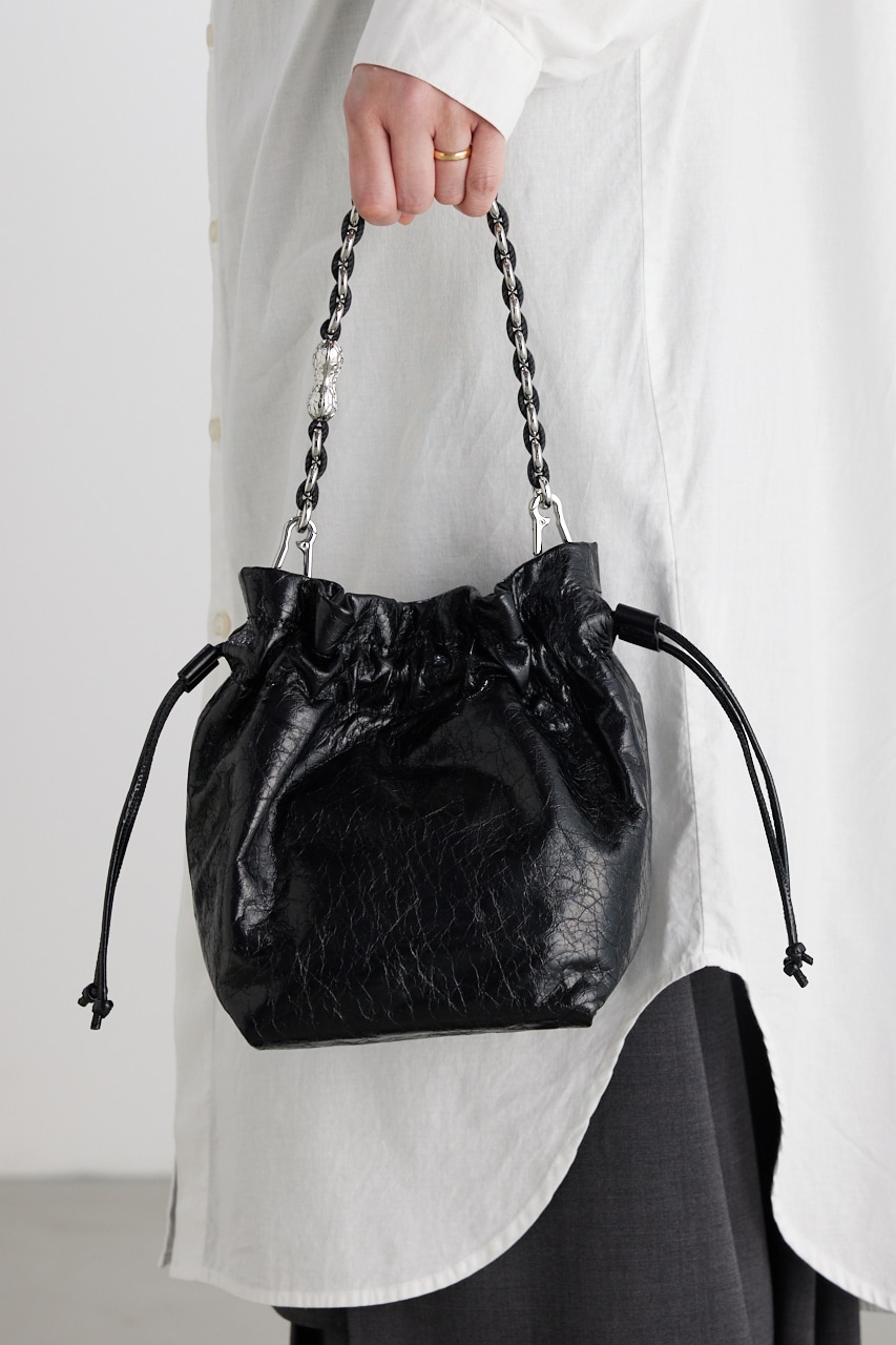 ミニマルバケットバッグ BLK FREE