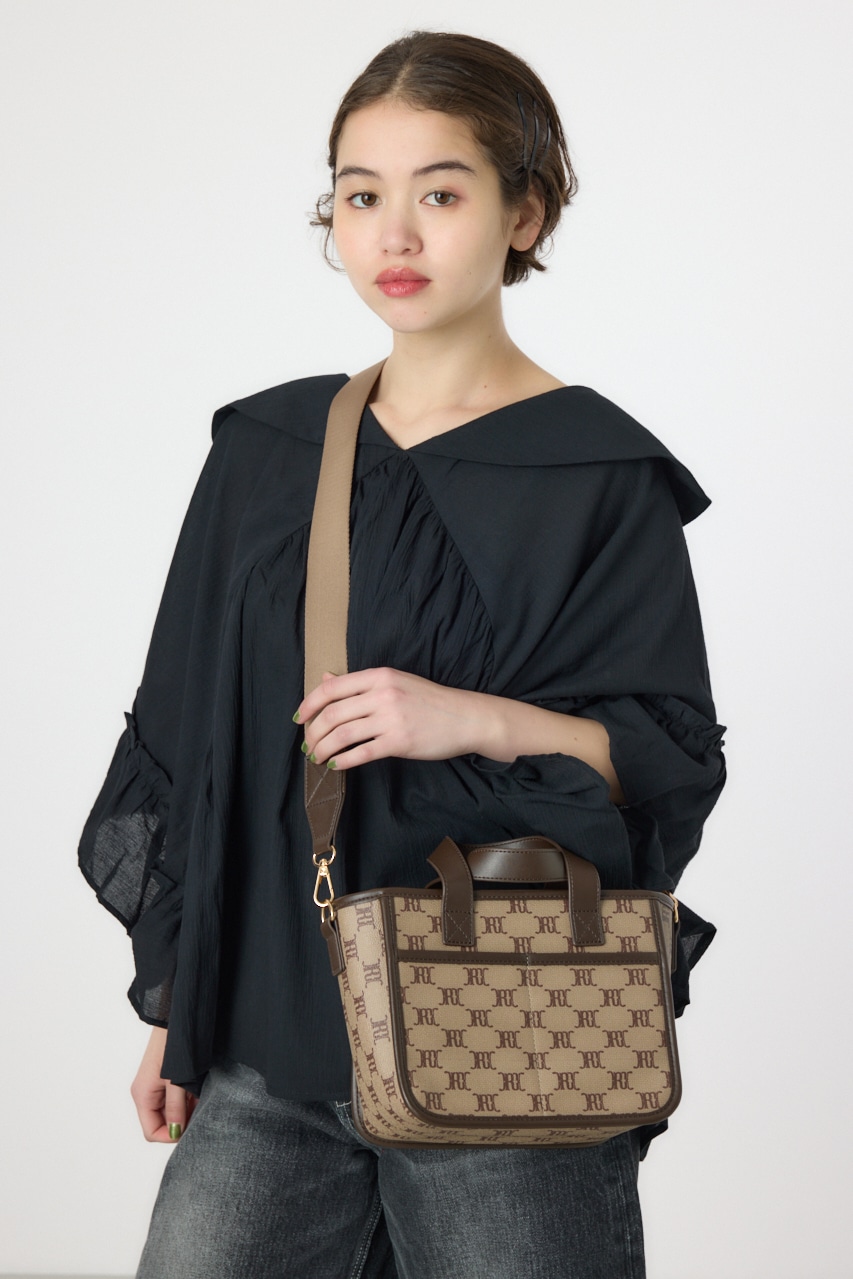 クラシック2WAYトート 柄BRN FREE