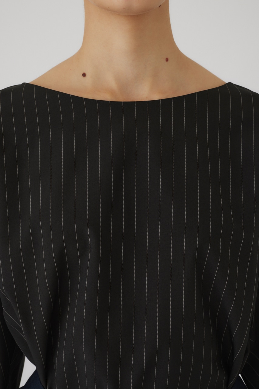 【LIMITED SALE】Shoulder volume scarf set BLK FREE