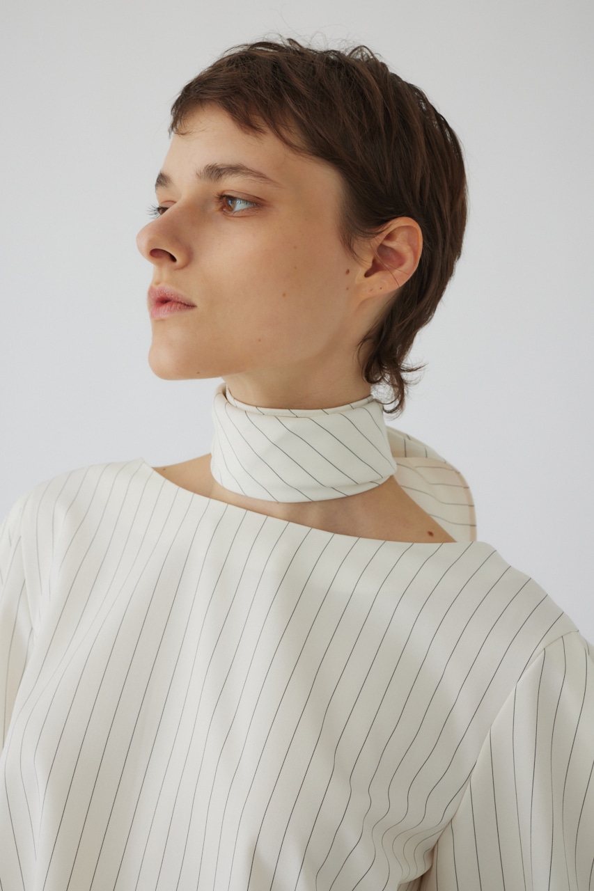 【LIMITED SALE】Shoulder volume scarf set IVOY FREE