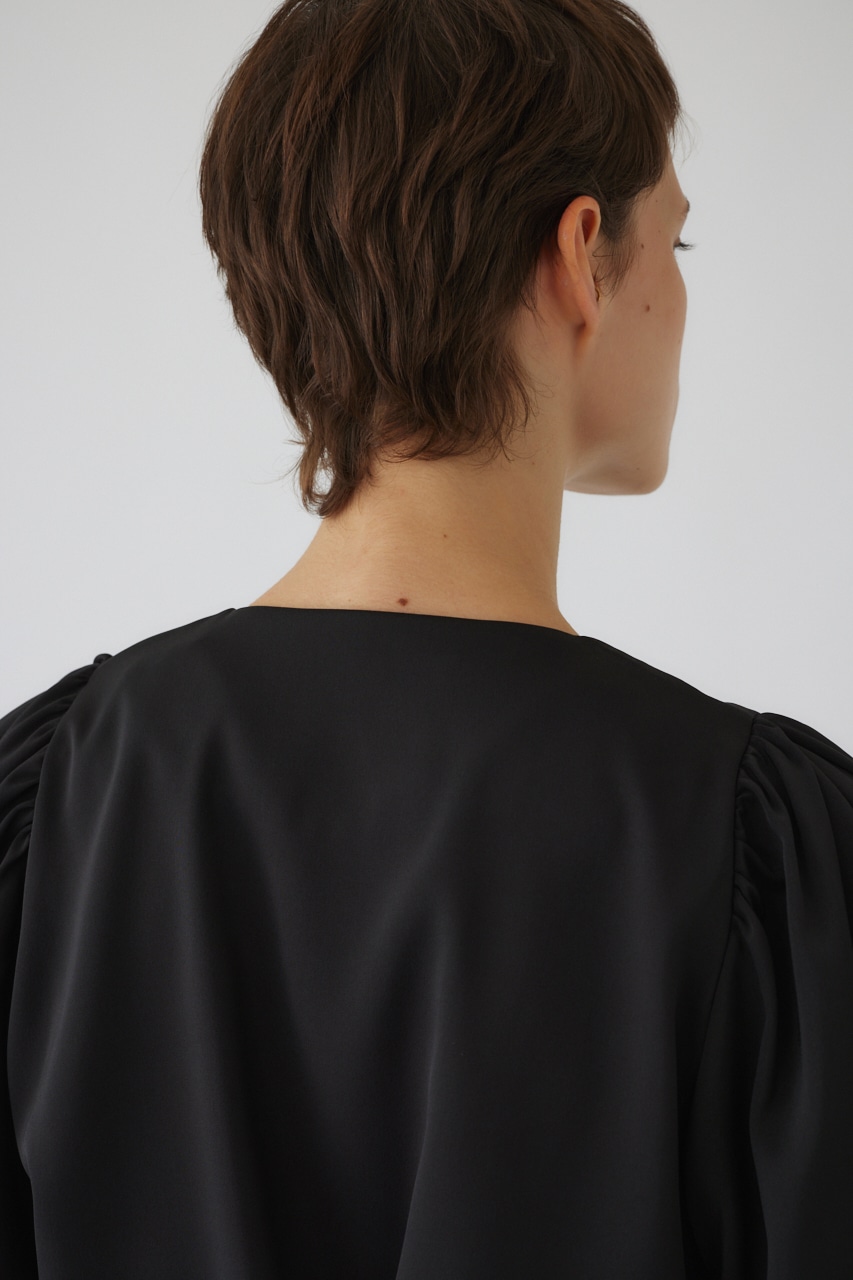 【LIMITED SALE】Volume sleeve short JK BLK FREE