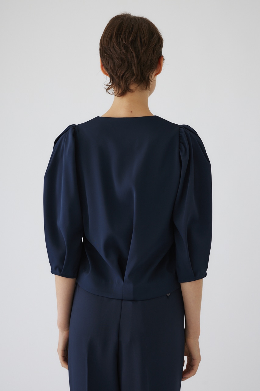 【LIMITED SALE】Volume sleeve short JK NVY FREE