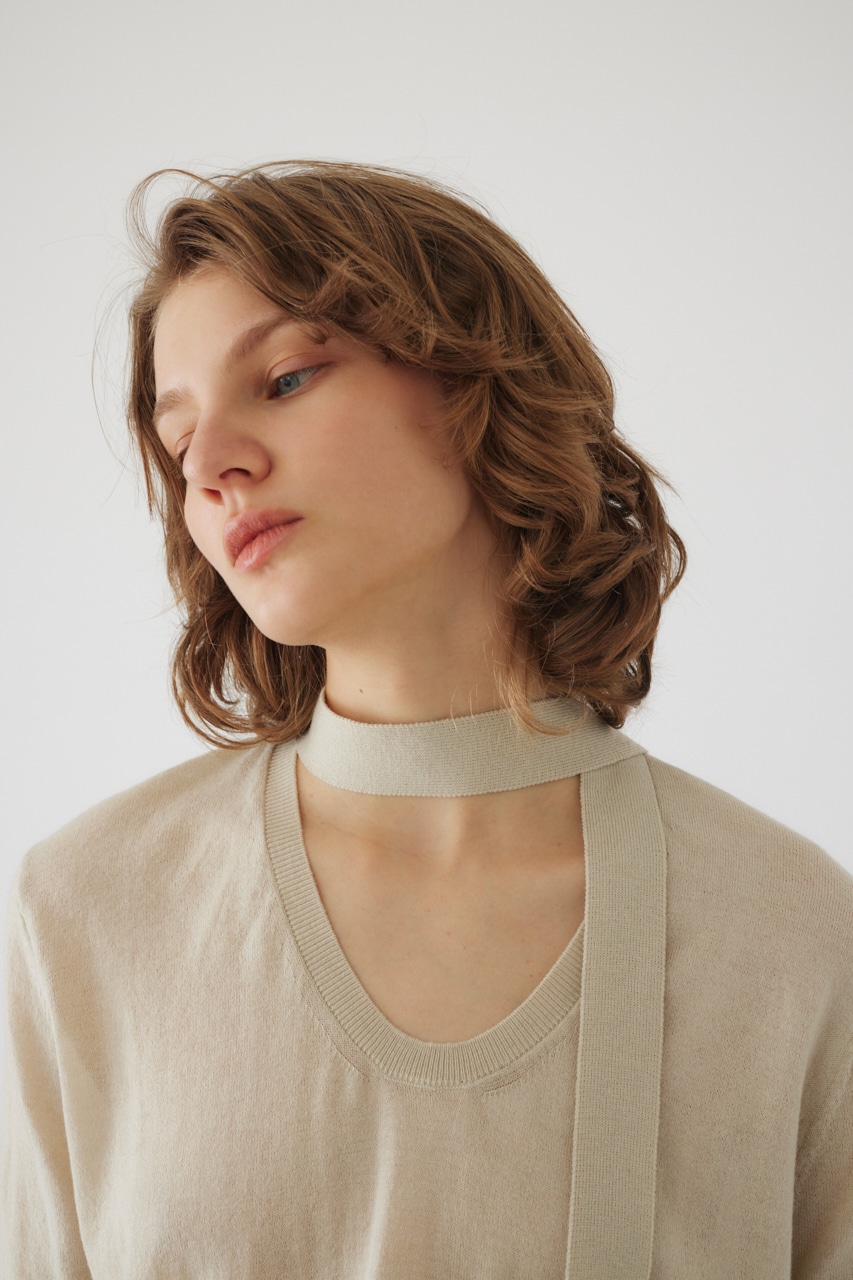 【LIMITED SALE】Classic tie knit L/BEG FREE