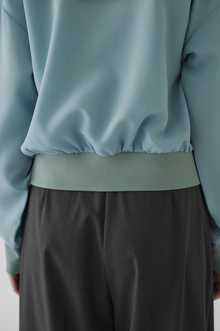 Similar color light blouson L/BLU FREE