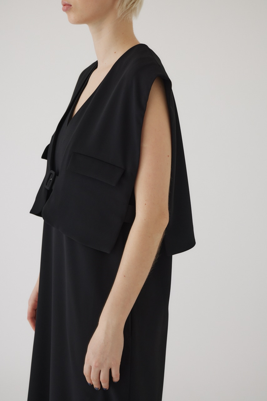 Vest set manish dress BLK 36