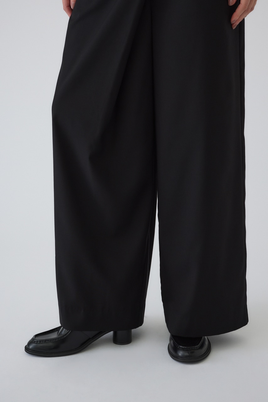 【LIMITED SALE】Wrap wide PT BLK 36