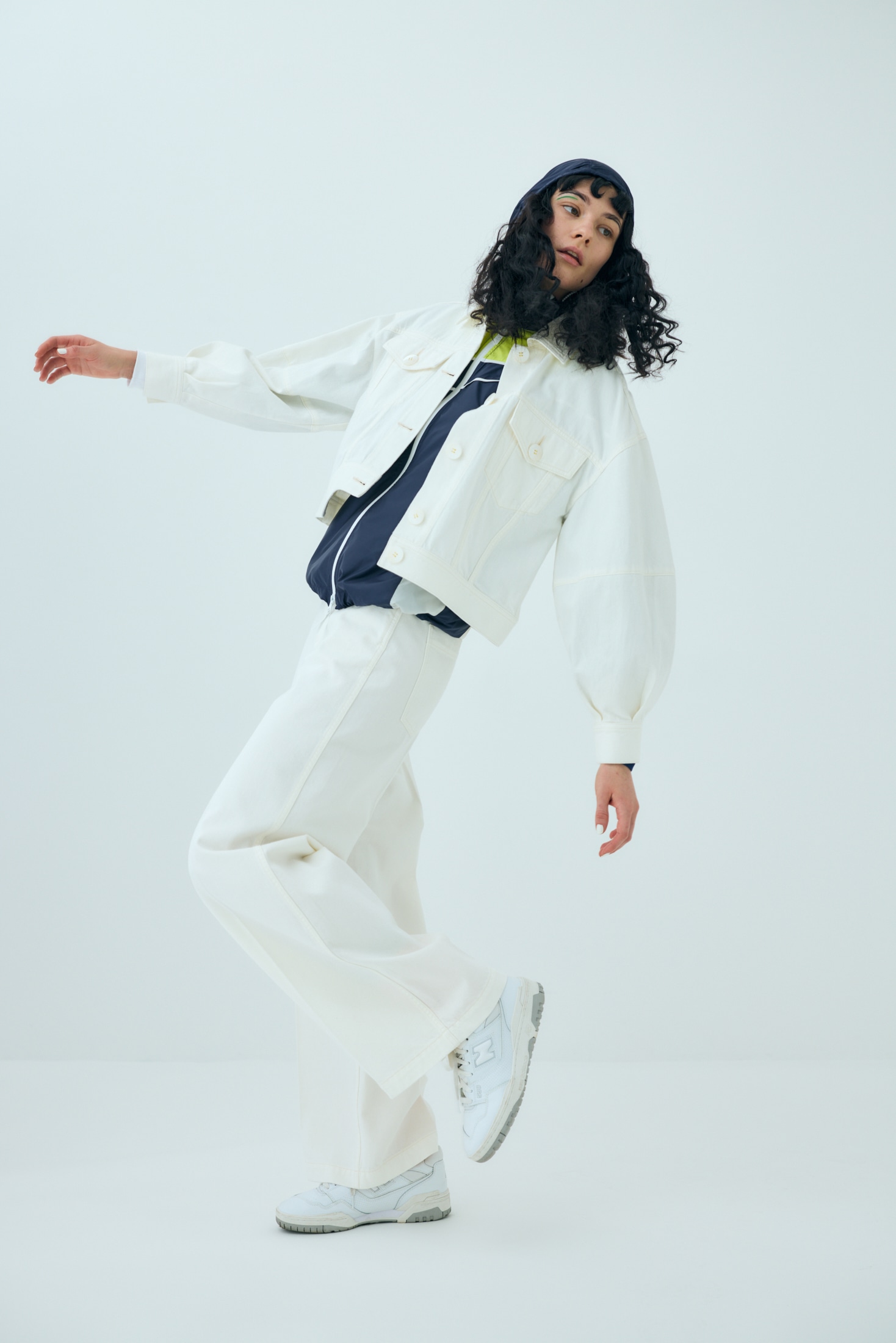 nagonstans easy care useful denim jacket